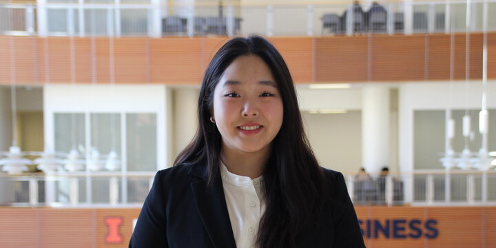 A photo of Olivia Chingis smiling at the camera.