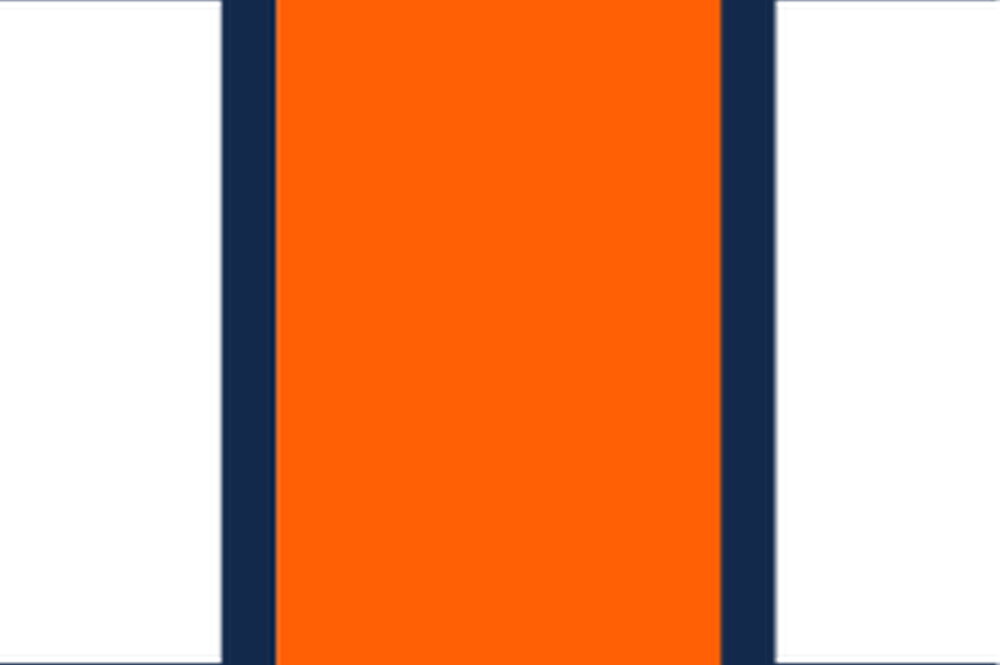 Orange and blue Block I