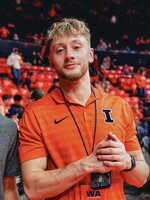 A photo of Carter Sullivan at a sports event.